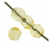 Czech Fire polished 4mm Transparent Jonquille
